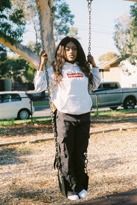 Marble Grey Embroidered OG Logo Hoodie